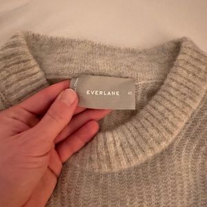Everlane alpaca crew sweater